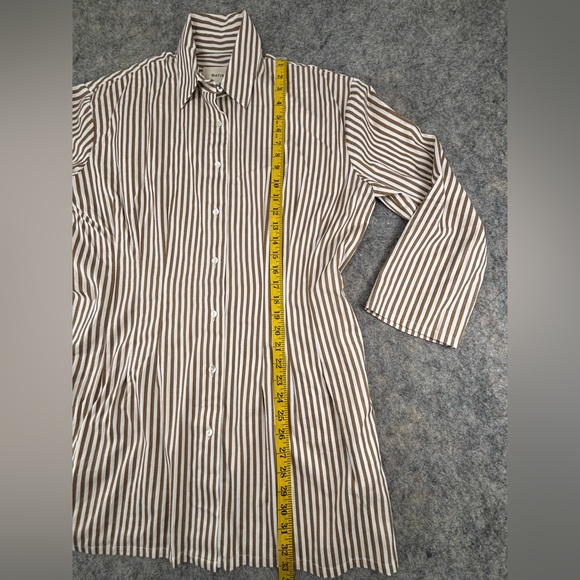 MATIN | Goop | Arezzo Shirtdress | Mini Dress‎ | Size Australia 10 /US 6 - Picture 12 of 15